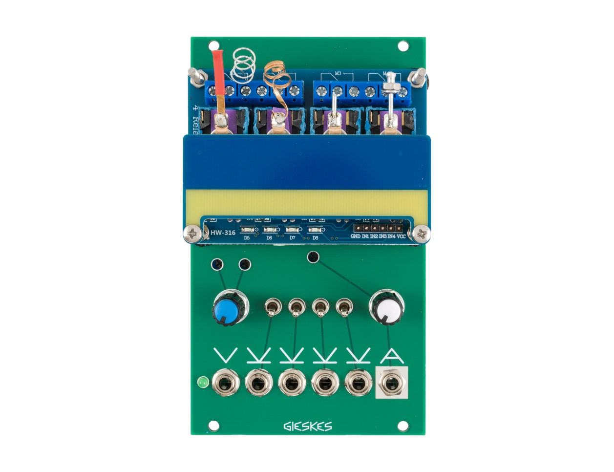 Gijs Gieskes / 4 Relay モジュラーシンセ 4 Relay Module – beatsville