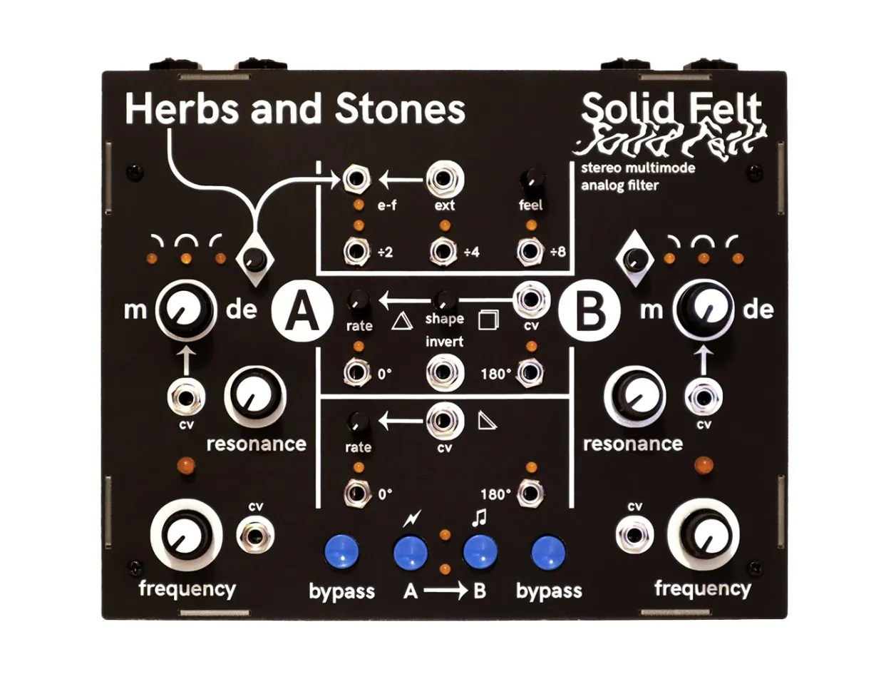 Herbs and Stones Solid Felt