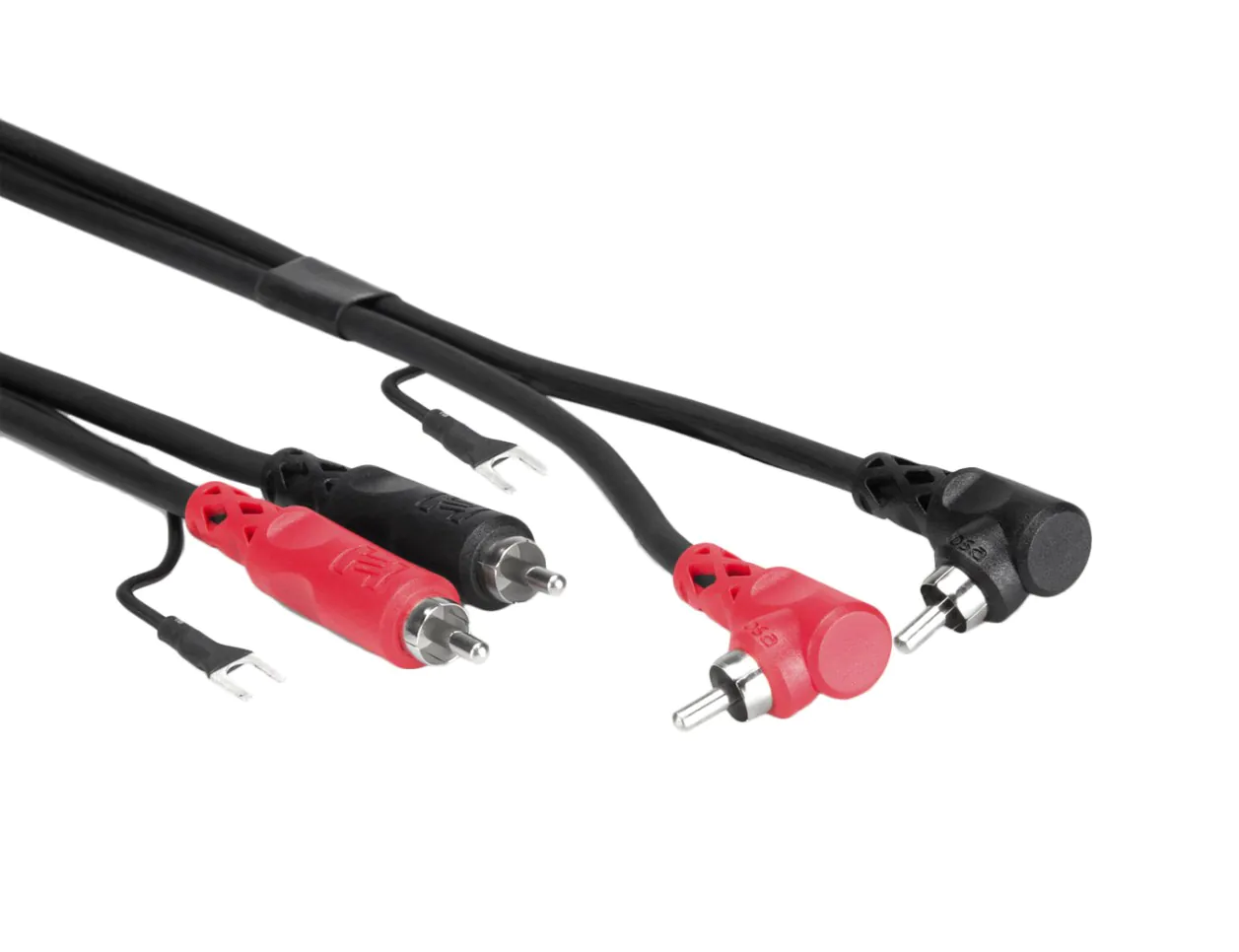 Hosa CRA-200DJ Dual RCA to Angled RCA Cable