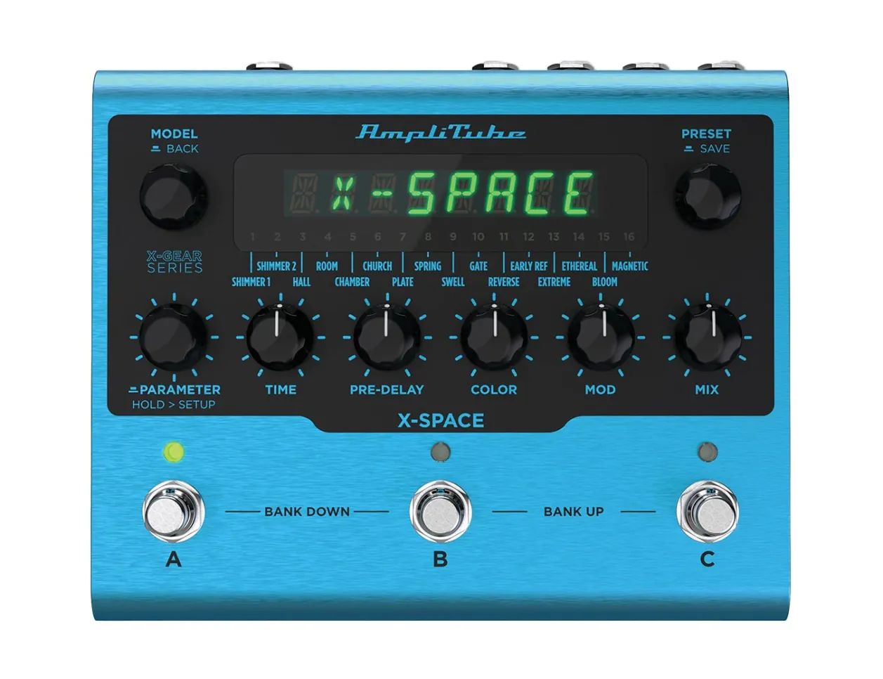 IK Multimedia AmpliTube X-SPACE Reverb Pedal