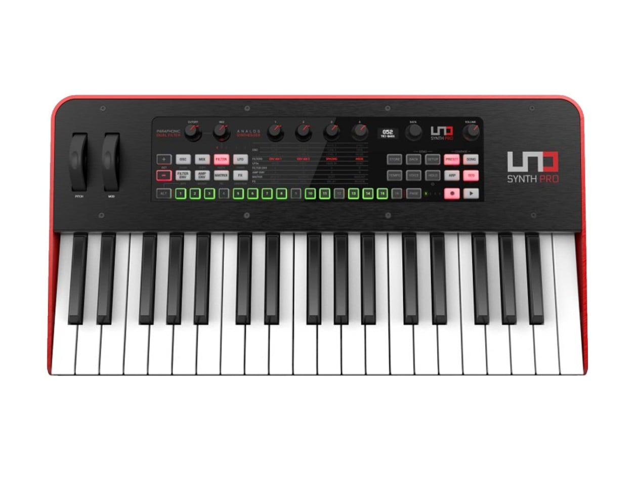 鍵盤楽器 UNO Synth IK MULTIMEDIA IK Multimedia UNO Synth Pro Analog Synthesizer (Keyboard)