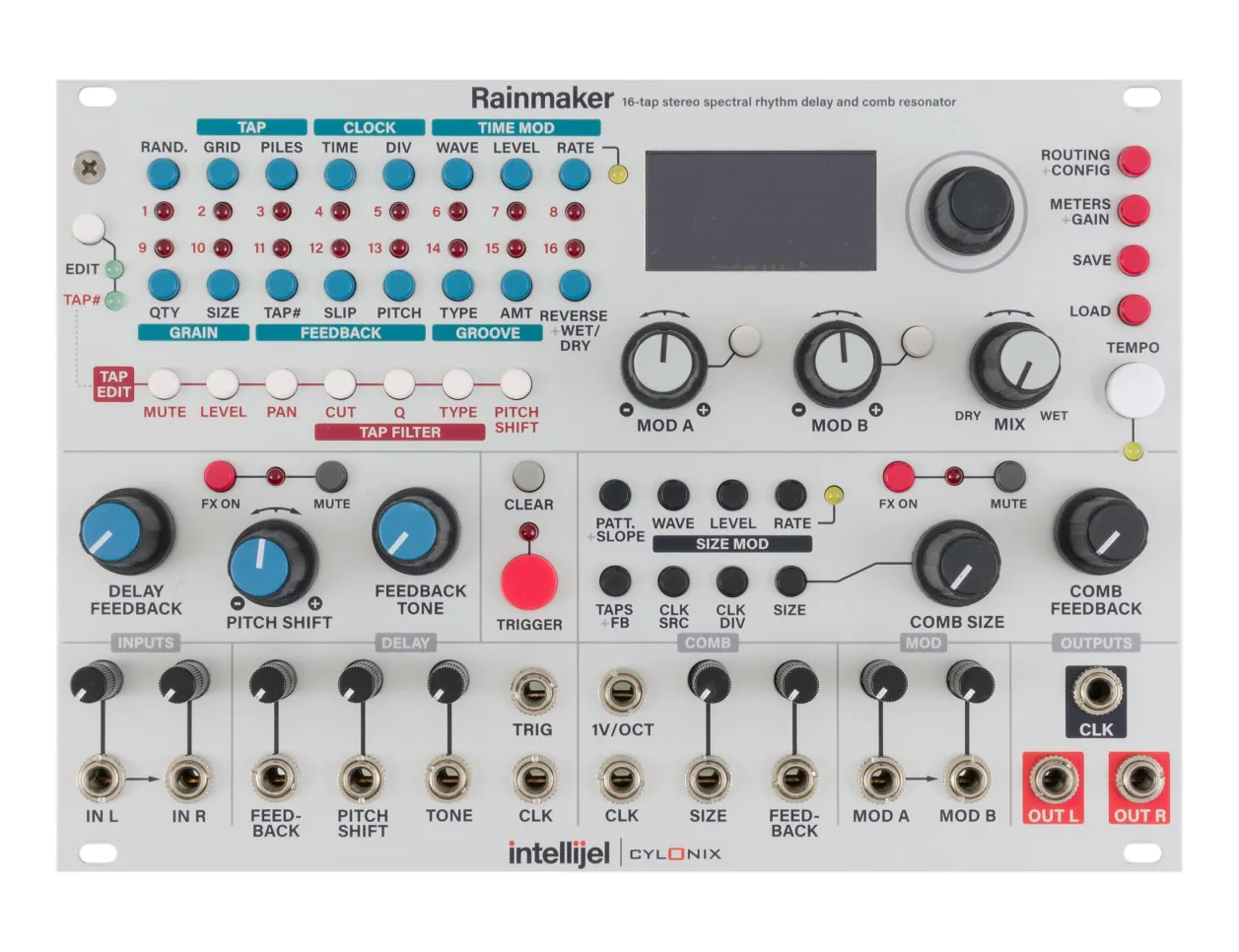 Intellijel Designs Rainmaker 16-Tap Stereo Spectral Resonating Delay [USED]