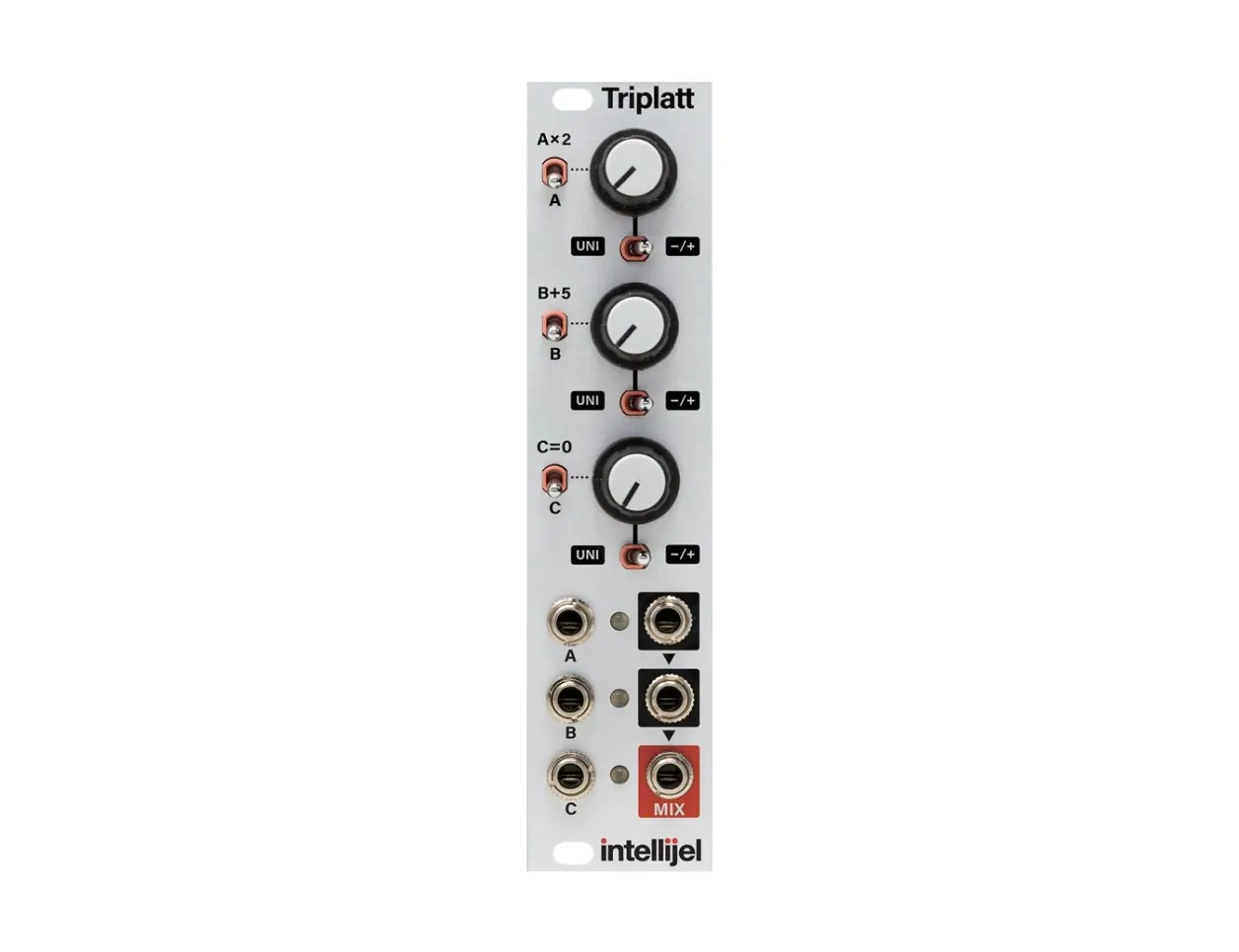 Intellijel Triatt モジュラーシンセサイザー Intellijel Designs Triplatt Mixer + Utility