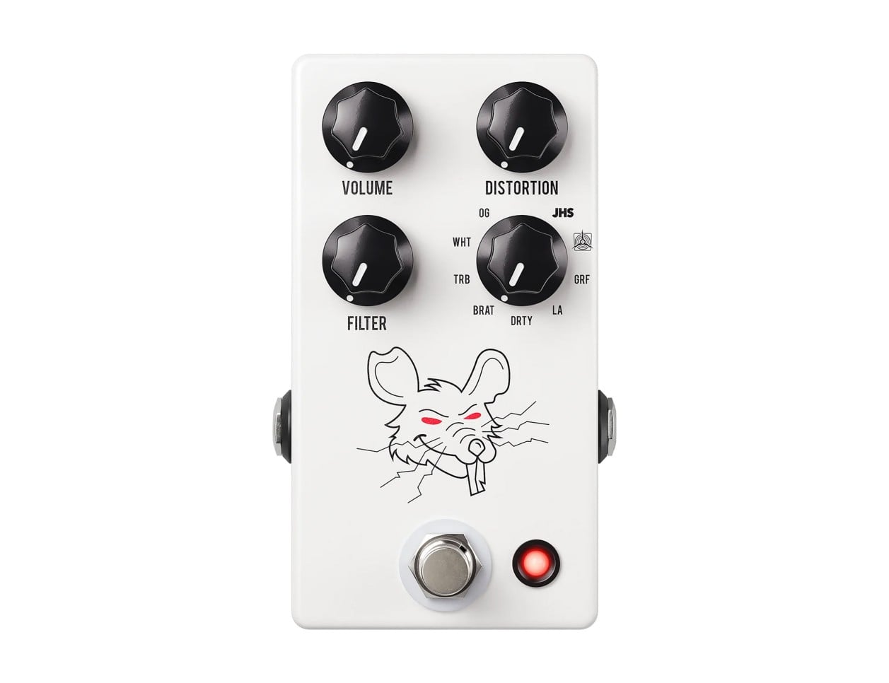 JHS PackRat Multi-RAT Distortion Pedal (White)