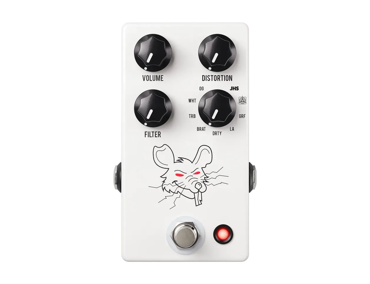 JHS PackRat Multi-RAT Distortion Pedal (White)