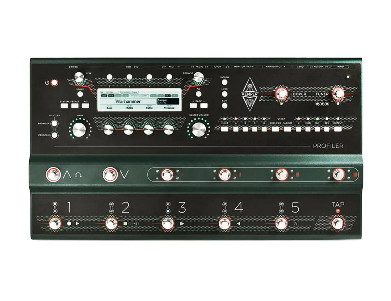 アンプ KEMPER PROFILER STAGE Kemper Profiler Stage Amp Modeler Multi-Effect