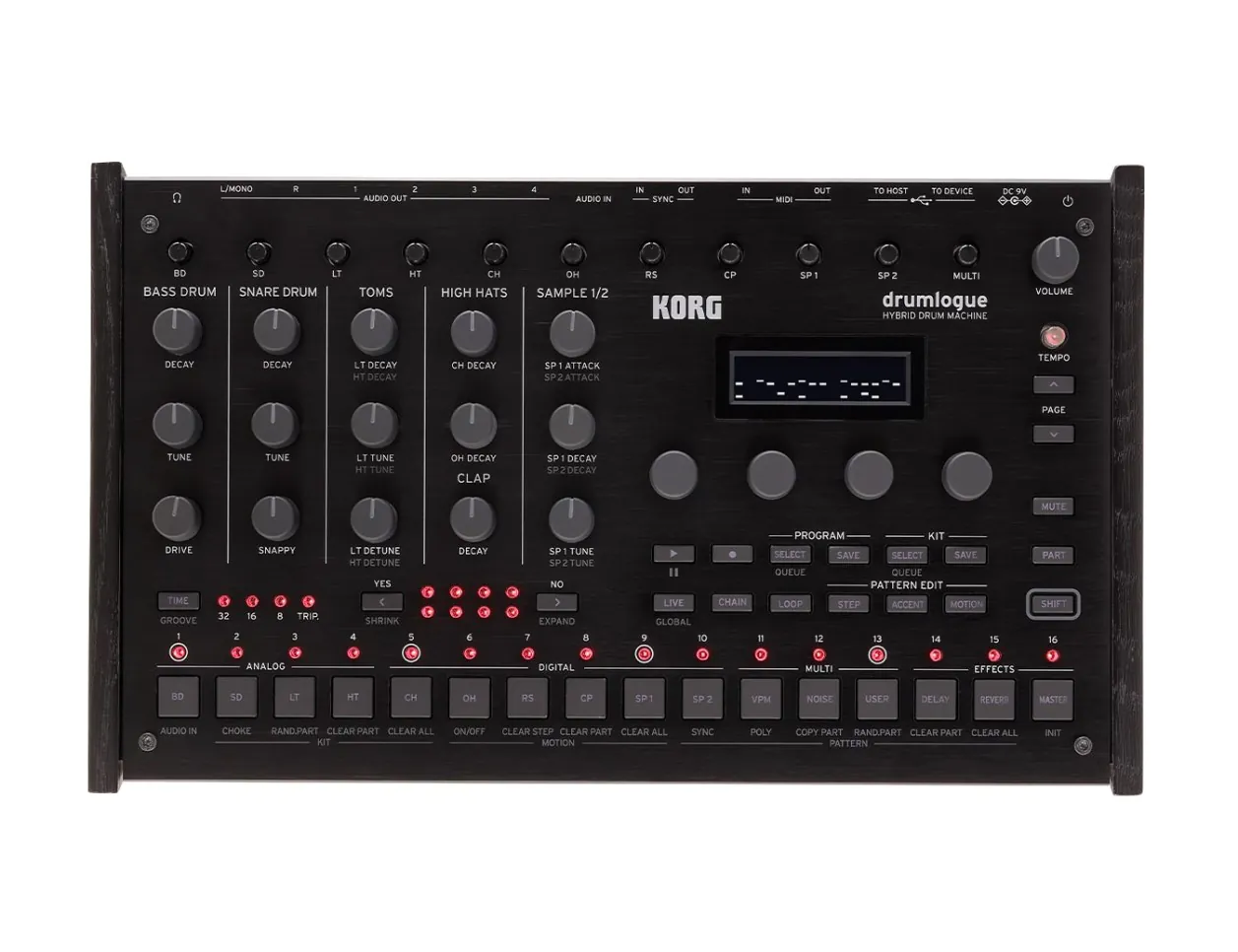 Korg drumlogue Analog + Digital Drum Machine