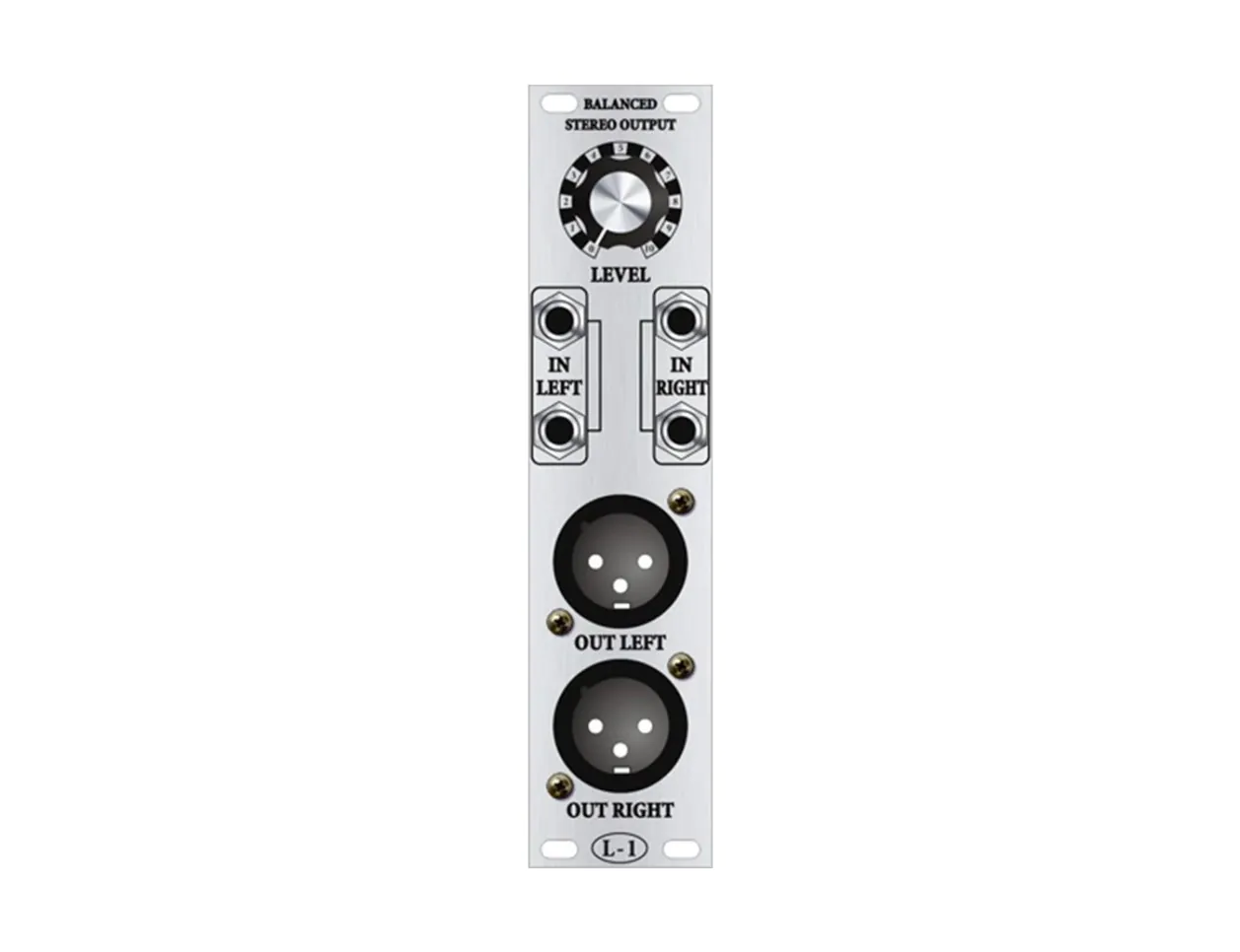 L-1 XLR Balanced Stereo Output