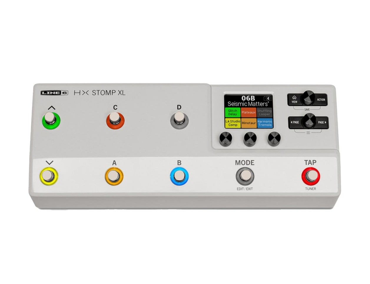 HX Stomp XL ギターエフェクター Line 6 HX Stomp XL Multi-Effect Pedal (White)