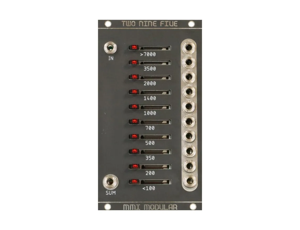 MMI Modular Two Nine Five 10-Band Comb Filter