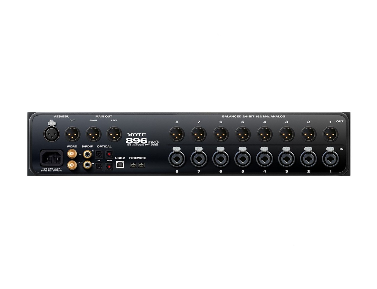 MOTU 896MK3 Hybrid Audio Interface