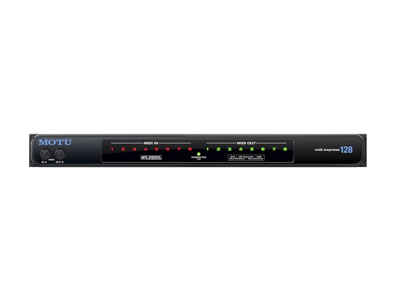 MOTU MIDIEXPRESS128 8in9out midiインターフェイス MOTU MIDI Express 128 USB MIDI Interface