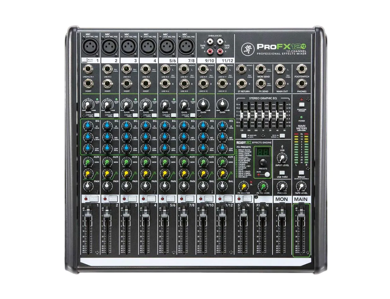 Mackie ProFX12v2 12-Channel Mixer + Effects