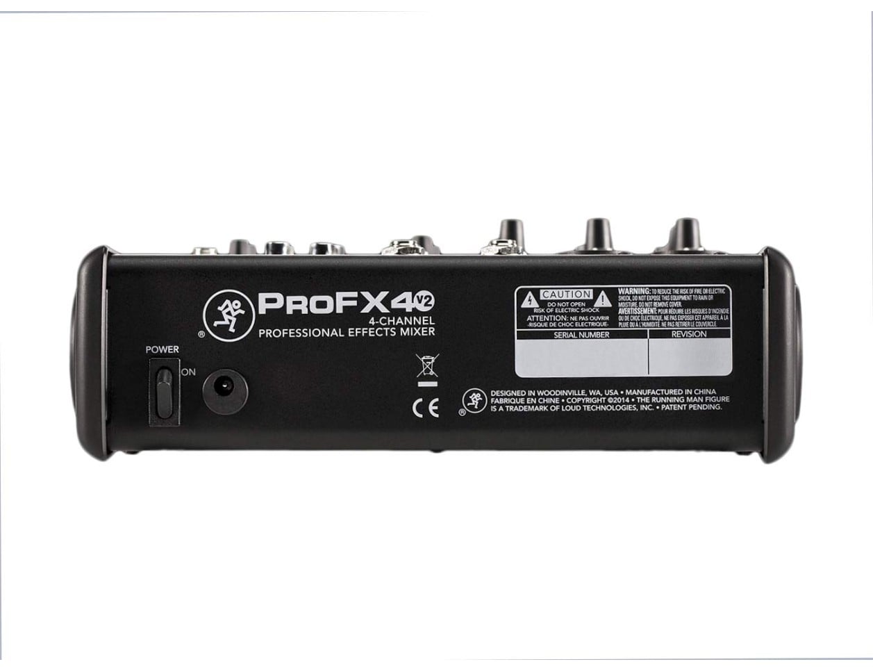Mackie ProFX4 v2 4チャンネル　ミキサー Mackie ProFX4v2 4-Channel Mixer + Effects