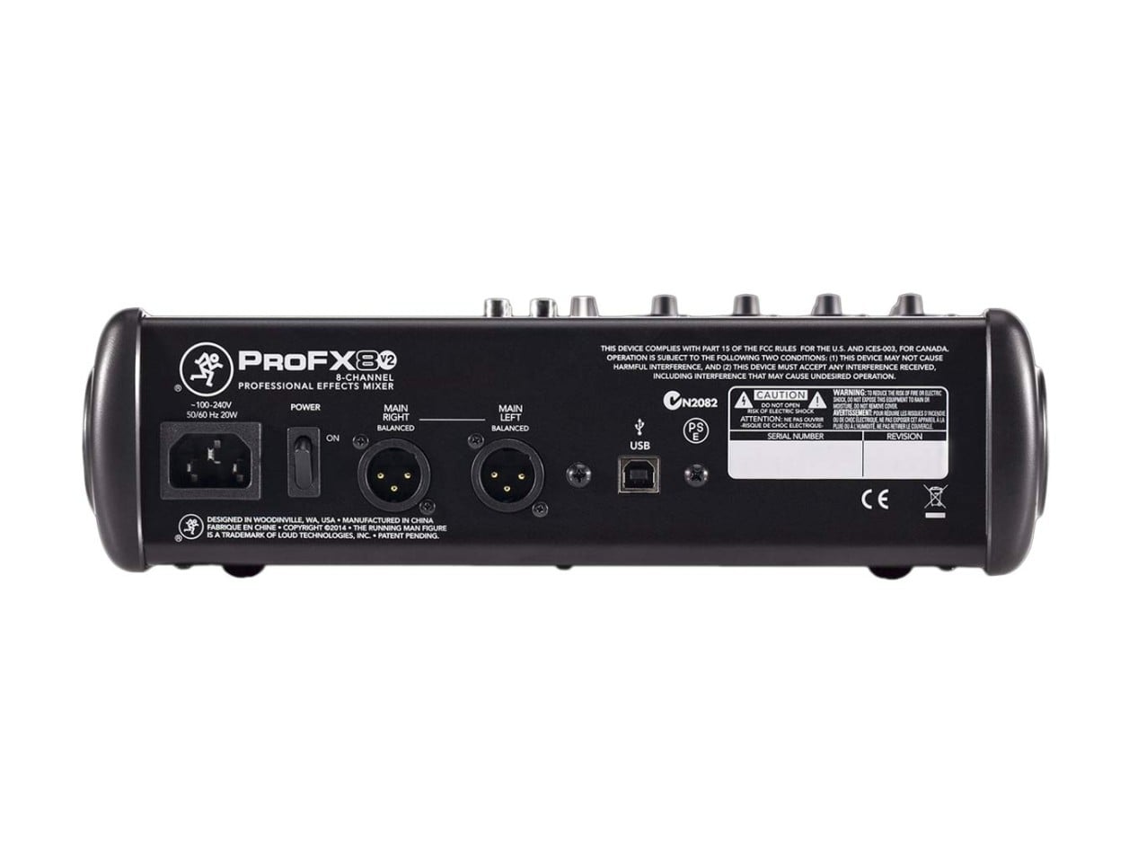 MACKIE マッキー ミキサー ProFX8v2 Mackie ProFX8v2 8-Channel Mixer + Effects