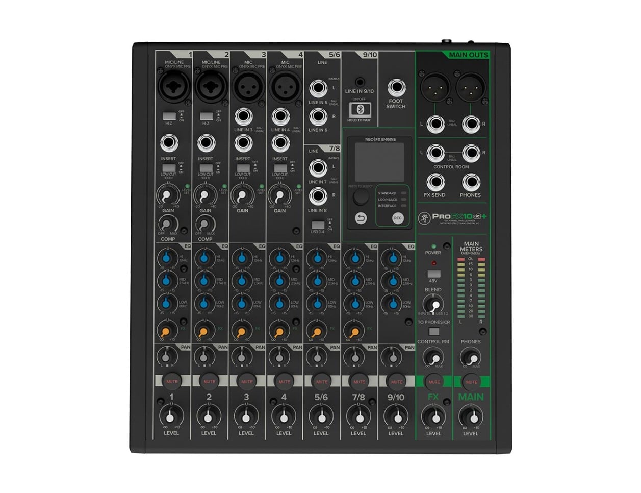 Mackie ProFX10v3+ 10-Channel Mixer