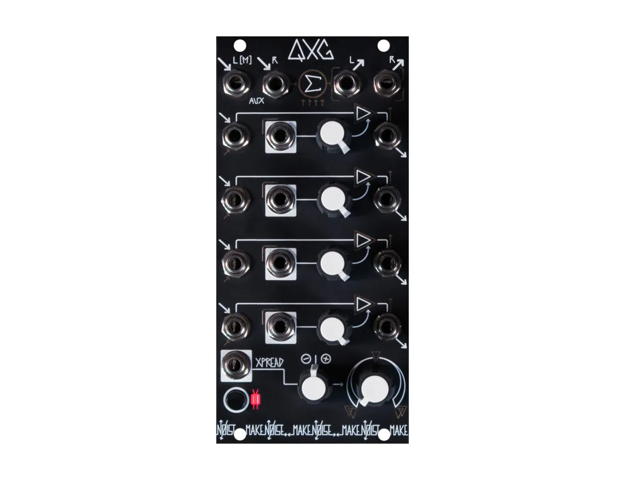 鍵盤楽器 Make Noise Qpas Make Noise QPAS Quad Peak Animation System Eurorack Module