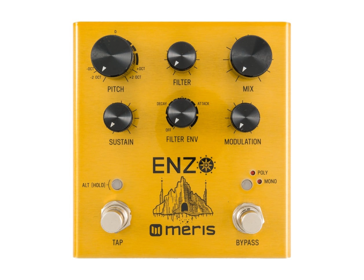 meris ENZ エフェクター ゴールド Meris Enzo Stereo Guitar Synthesizer Pedal