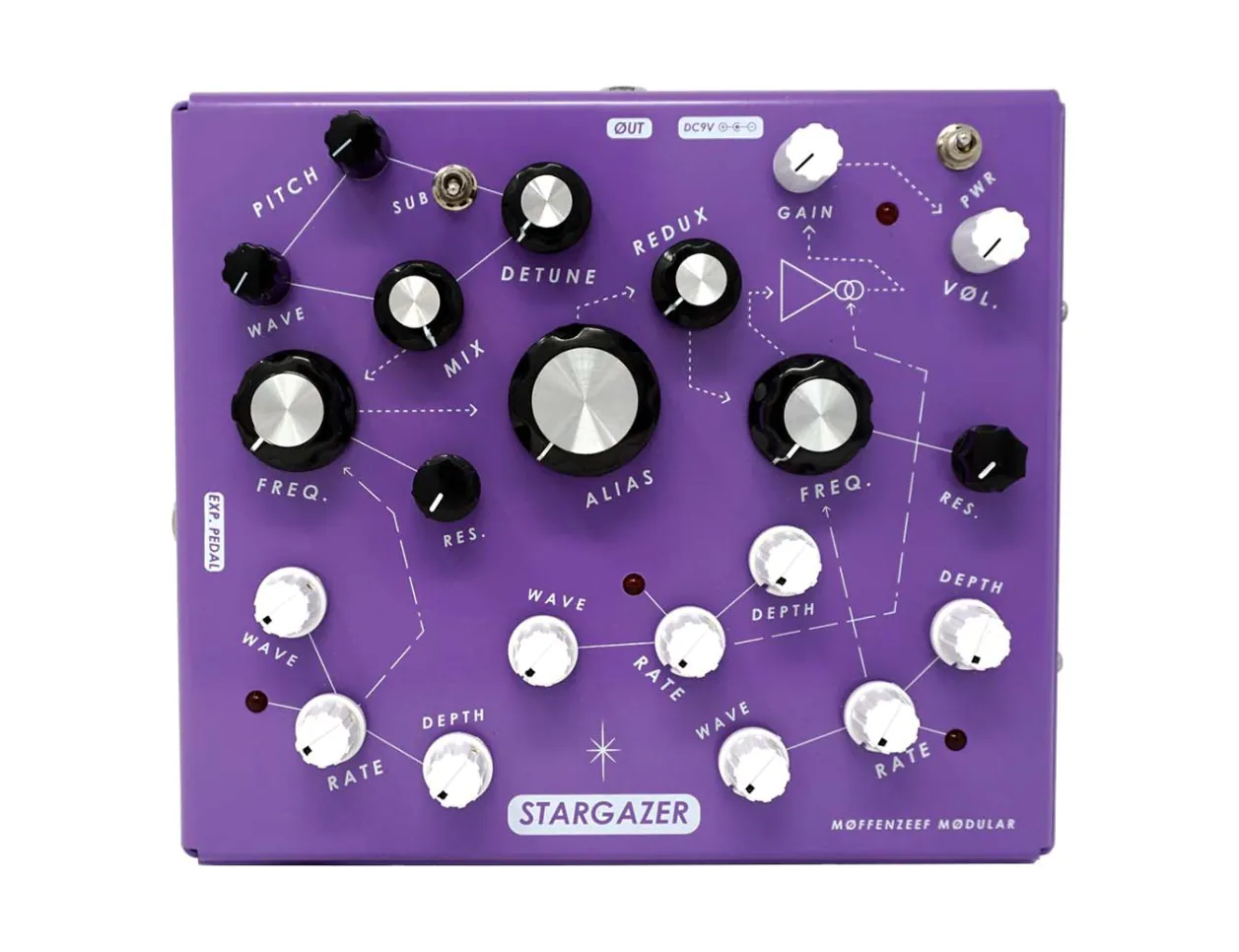 Moffenzeef Stargazer Drone Synth (Purple)