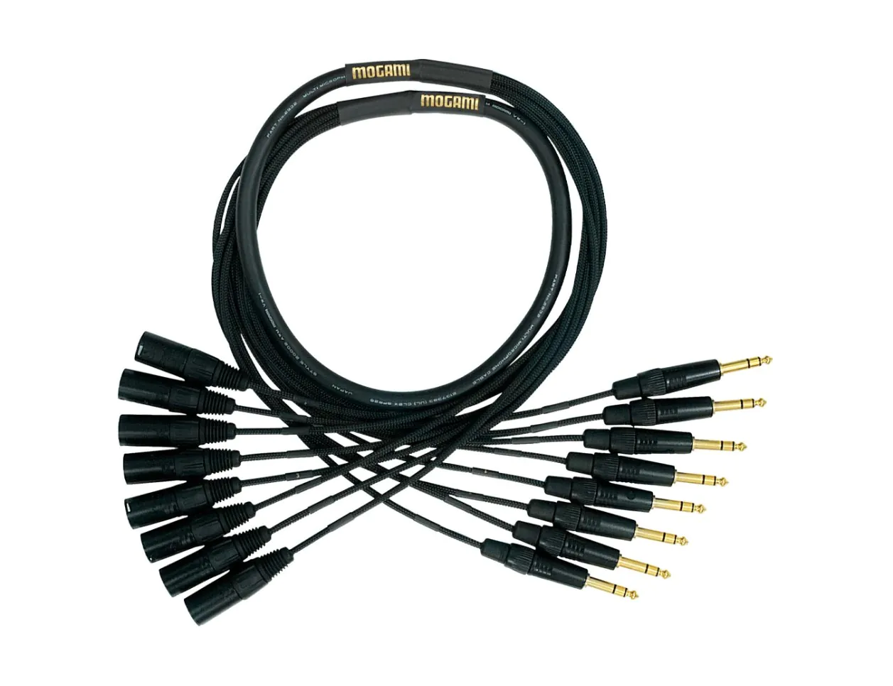 Mogami Gold 8 TRSXLRM-25 TRS/XLR-M Snake 25FT