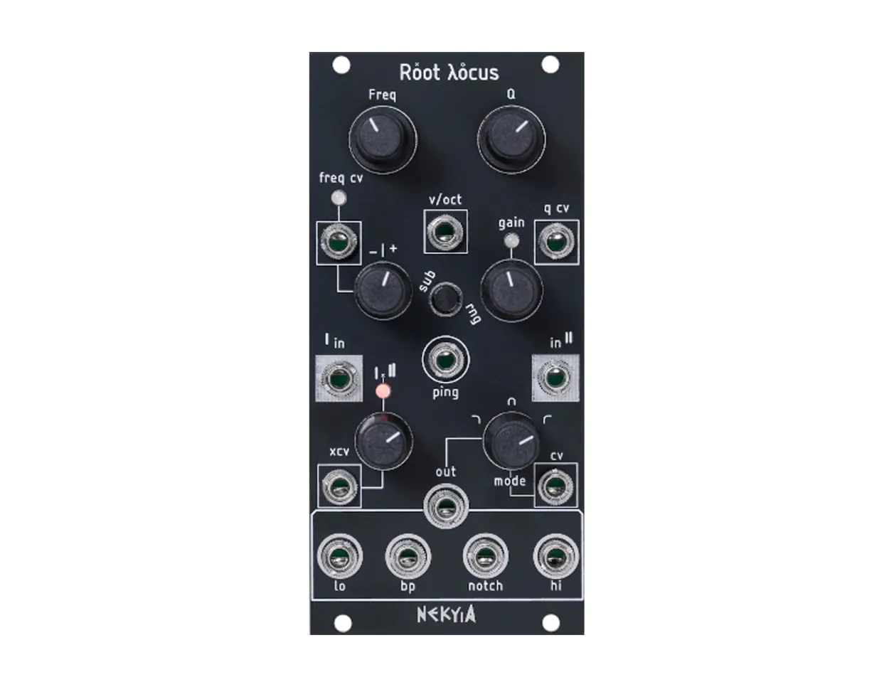 Nekyia Circuits Root Locus Multimode Filter