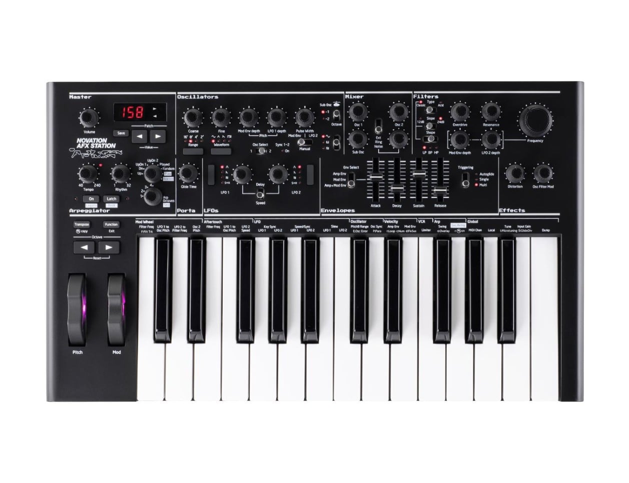 鍵盤楽器 Novation A-station Novation AFX Station Analog Synth