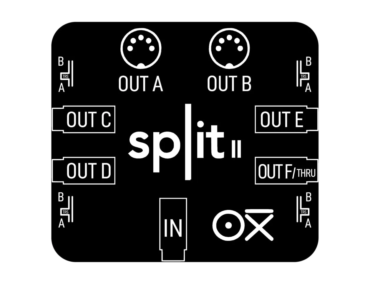 OXI Split 2 MIDI Breakout for OXI One MKII