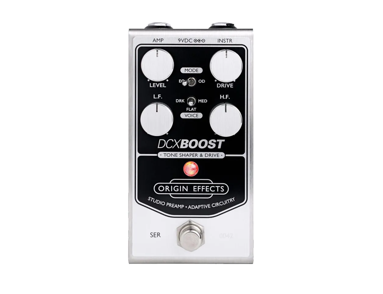 Origin DCX Boost Tone Shaper + Drive Pedal
