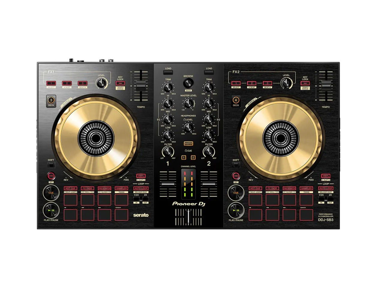 Pioneer DDJ-SB3-N DJ Controller (Gold Edition)