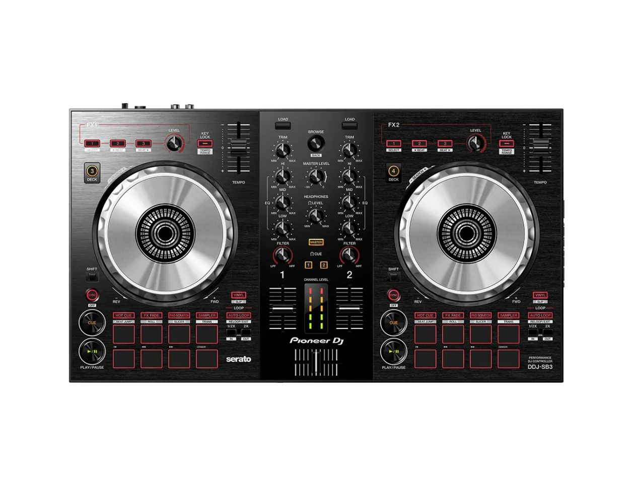 Pioneer DJ DDJ-SB3 コントローラー　ターンテーブル Pioneer DDJ-SB3 DJ Controller