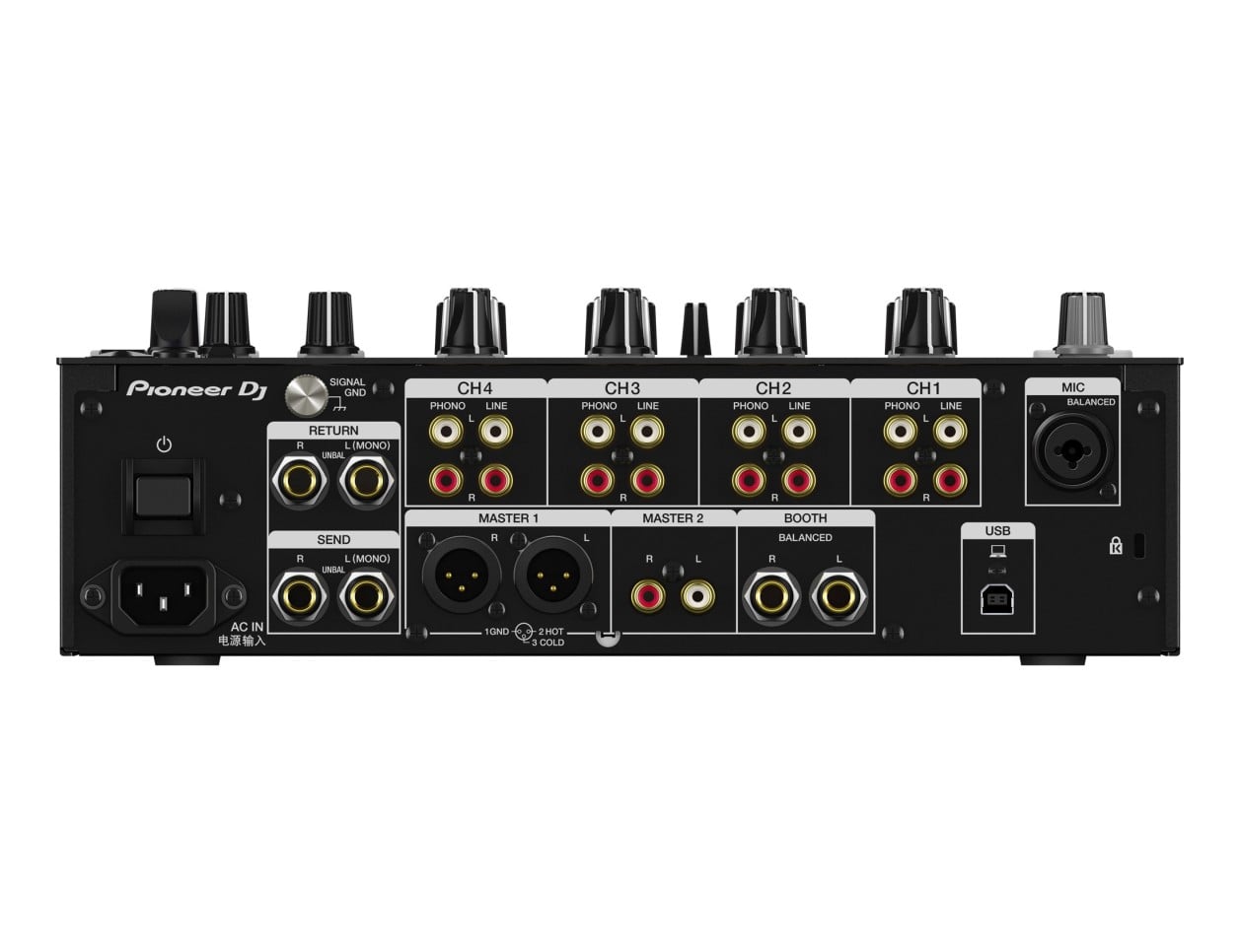 Pioneer DJ DJM-750MK2 4チャンネルミキサー Pioneer DJM-750MK2 4-Chanel Digital DJ Mixer