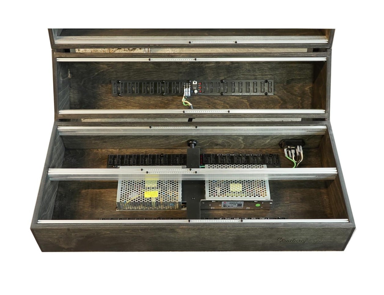 【美品】Pittsburgh Modular モジュラーシンセ ケース124HP Structure 744 Studio Eurorack Case - 18U / 124HP