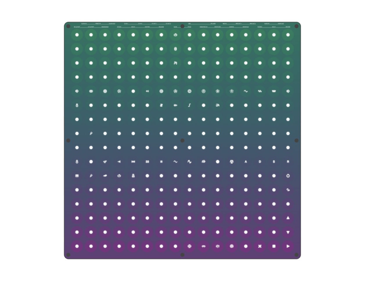 Plinky モジュラーシンセサイザー Plinky Plinky 12 Blocks