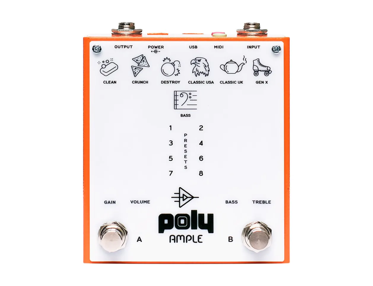 Poly Effects Ample Amp Simulator Pedal