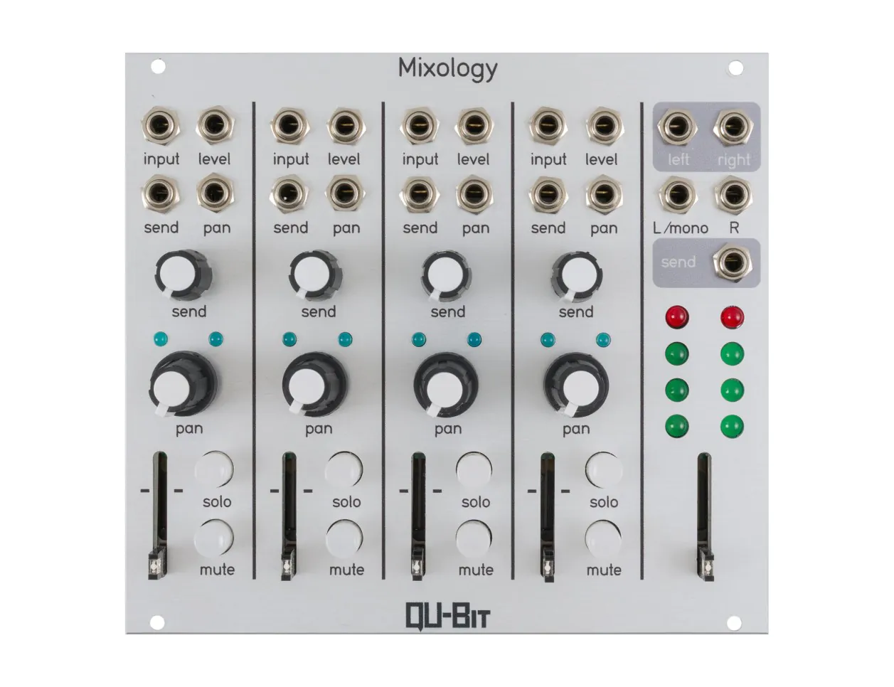 Qu-Bit Electronix Mixology Stereo Mixer (Silver) [USED]