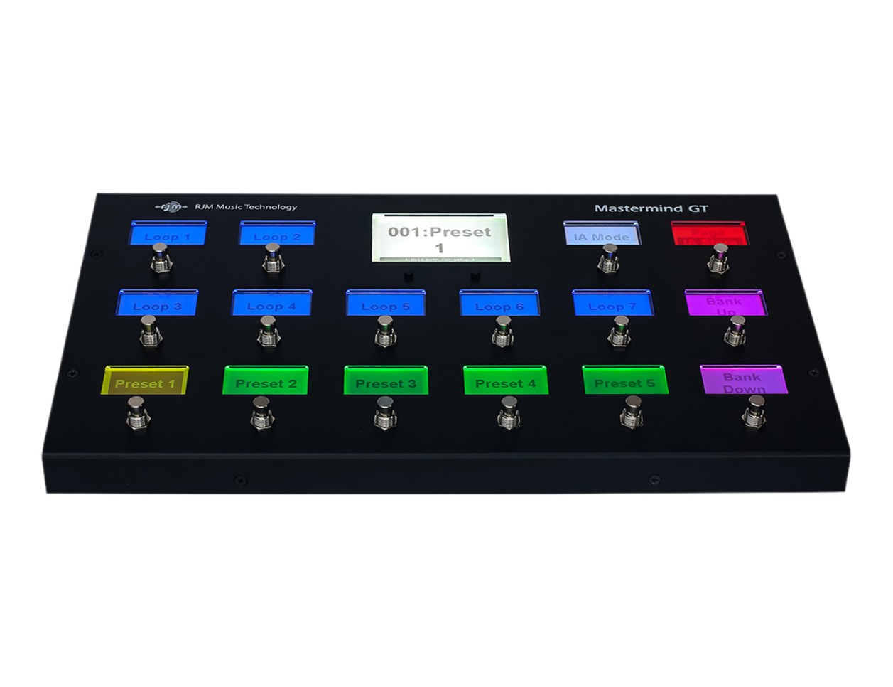 7ピン MasterMind MIDI Foot Controller RJM Music Technology Mastermind GT/16