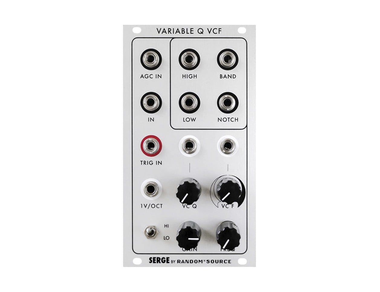 Random Source Serge VCFQ モジュラーシンセ Random Source Serge Variable Q Filter (VCFQ)