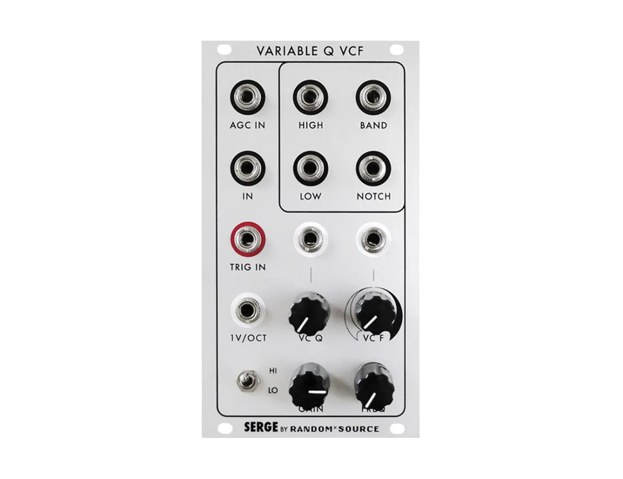 Random Source Serge VCFQ モジュラーシンセ Random Source Serge Variable Q Filter (VCFQ)