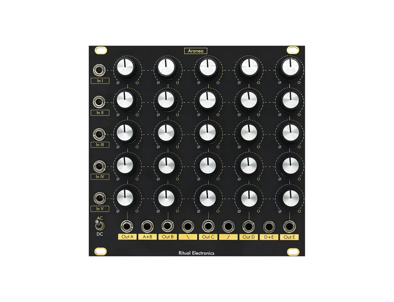 Ritual Electronics Aranea 5x5 Matrix Mixer