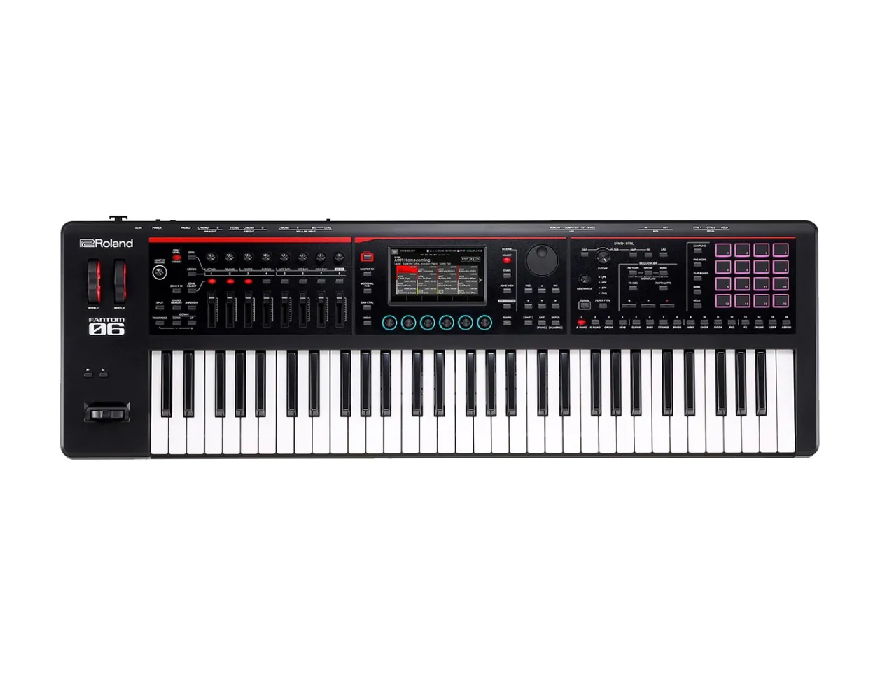 鍵盤楽器 Roland Fantom-06 Roland Fantom-06 61-Key Workstation Keyboard