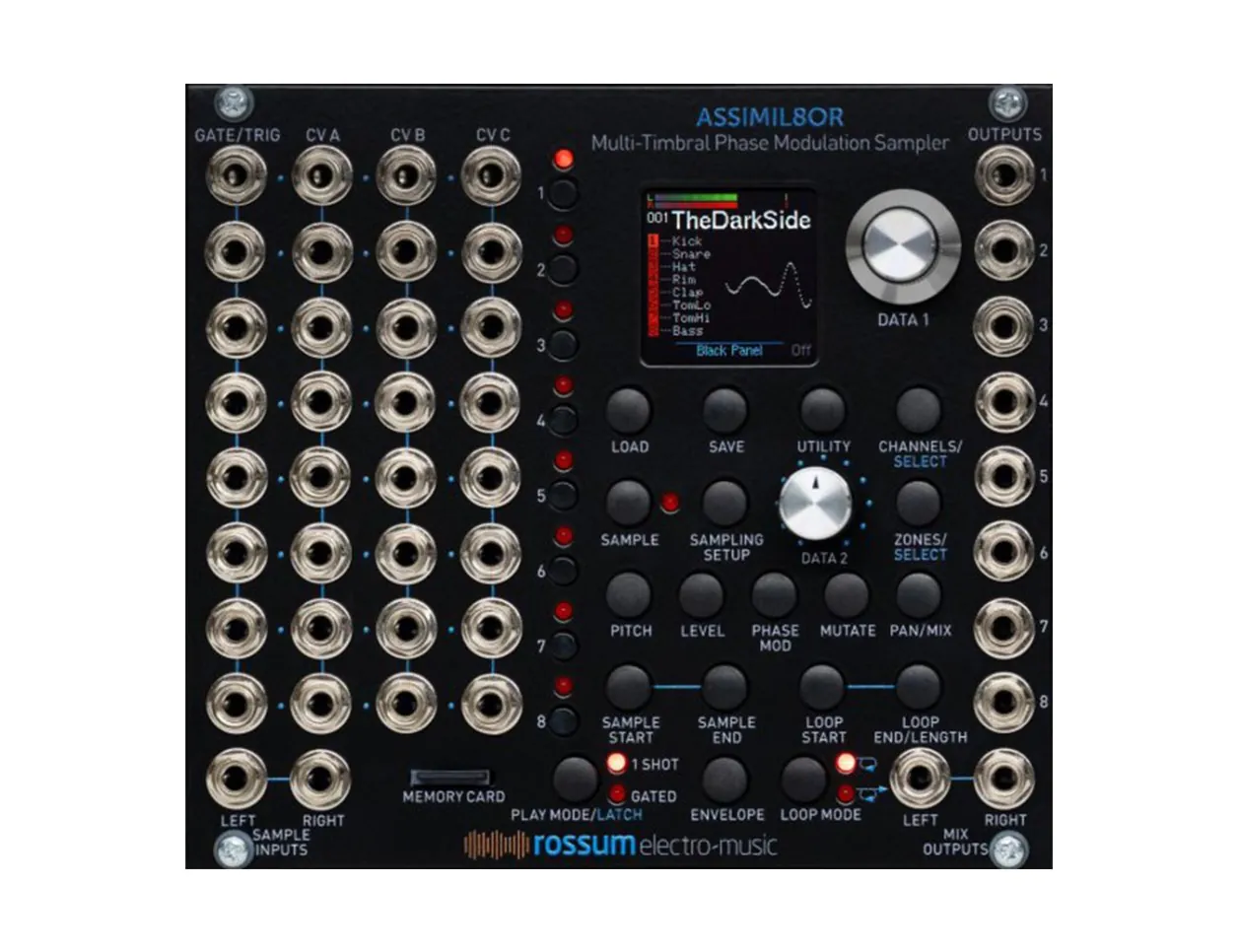 鍵盤楽器 Rossum Electro-Music Assimil8or Rossum Assimil8or Phase Modulation Sampler