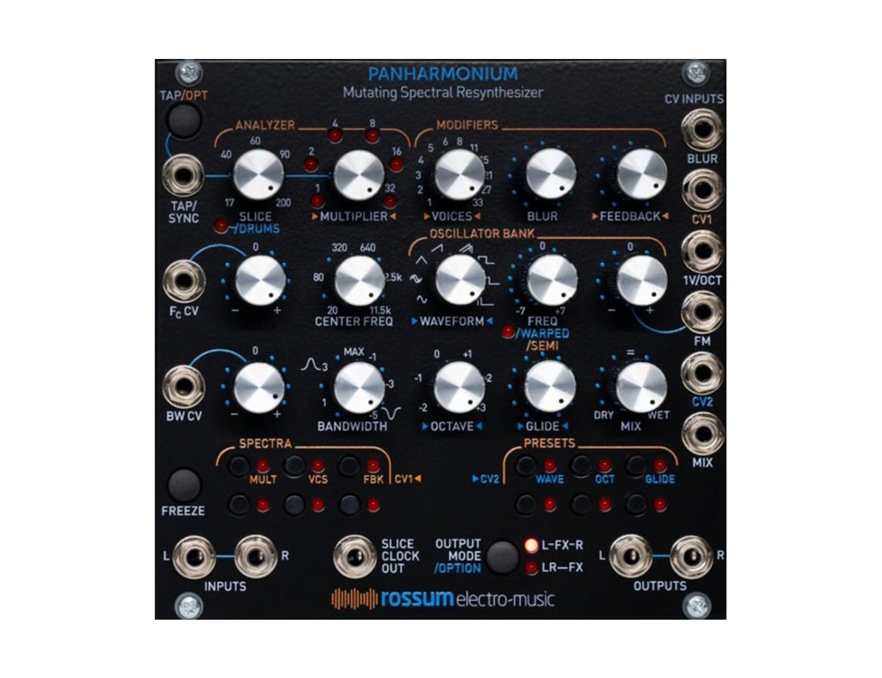 Rossum Panharmonium Spectral Resynthesizer Rossum Panharmonium Spectral Resynthesizer