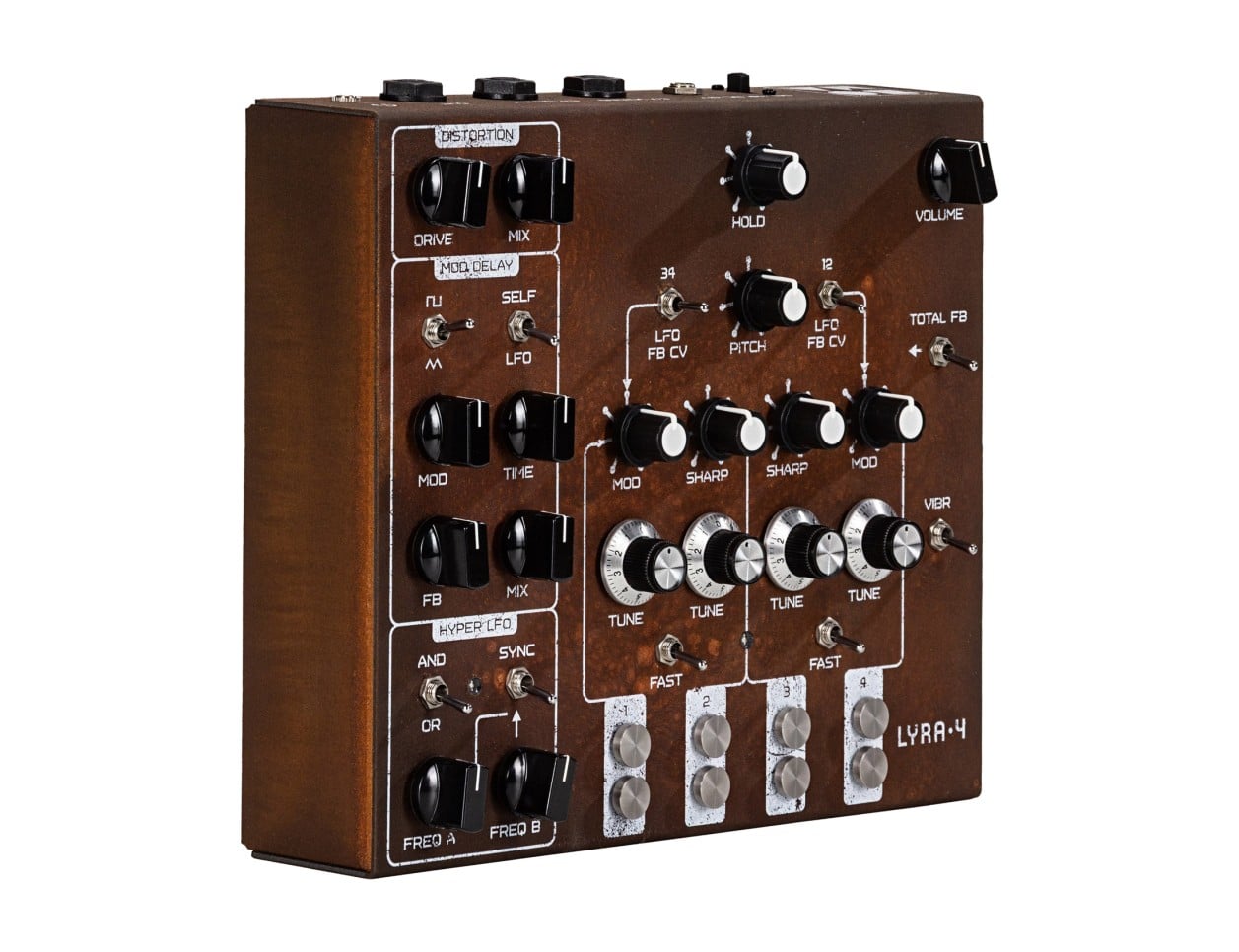 SOMA Lyra-4 Organismic Drone Synthesizer (Rust)