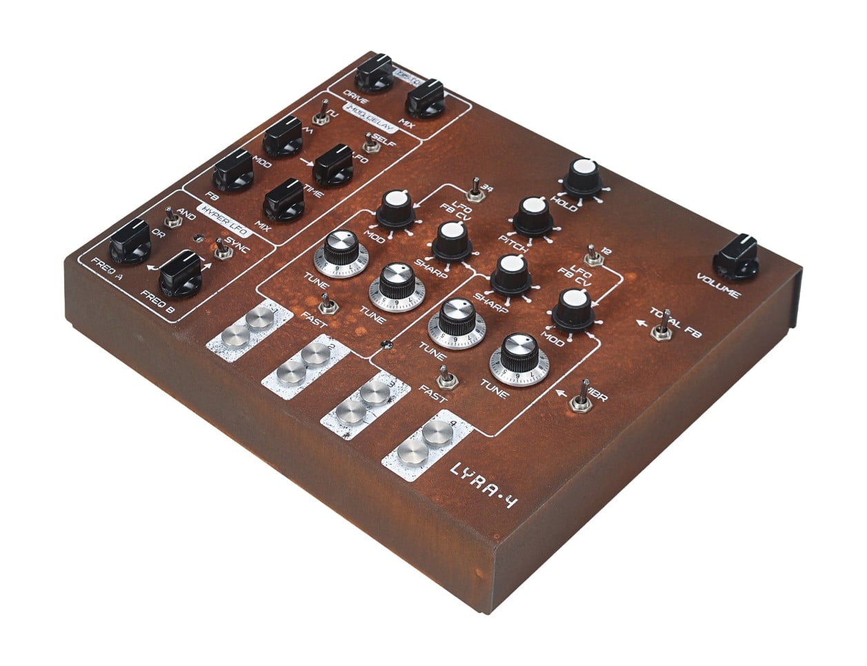SOMA Lyra-4 Organismic Drone Synthesizer (Rust)