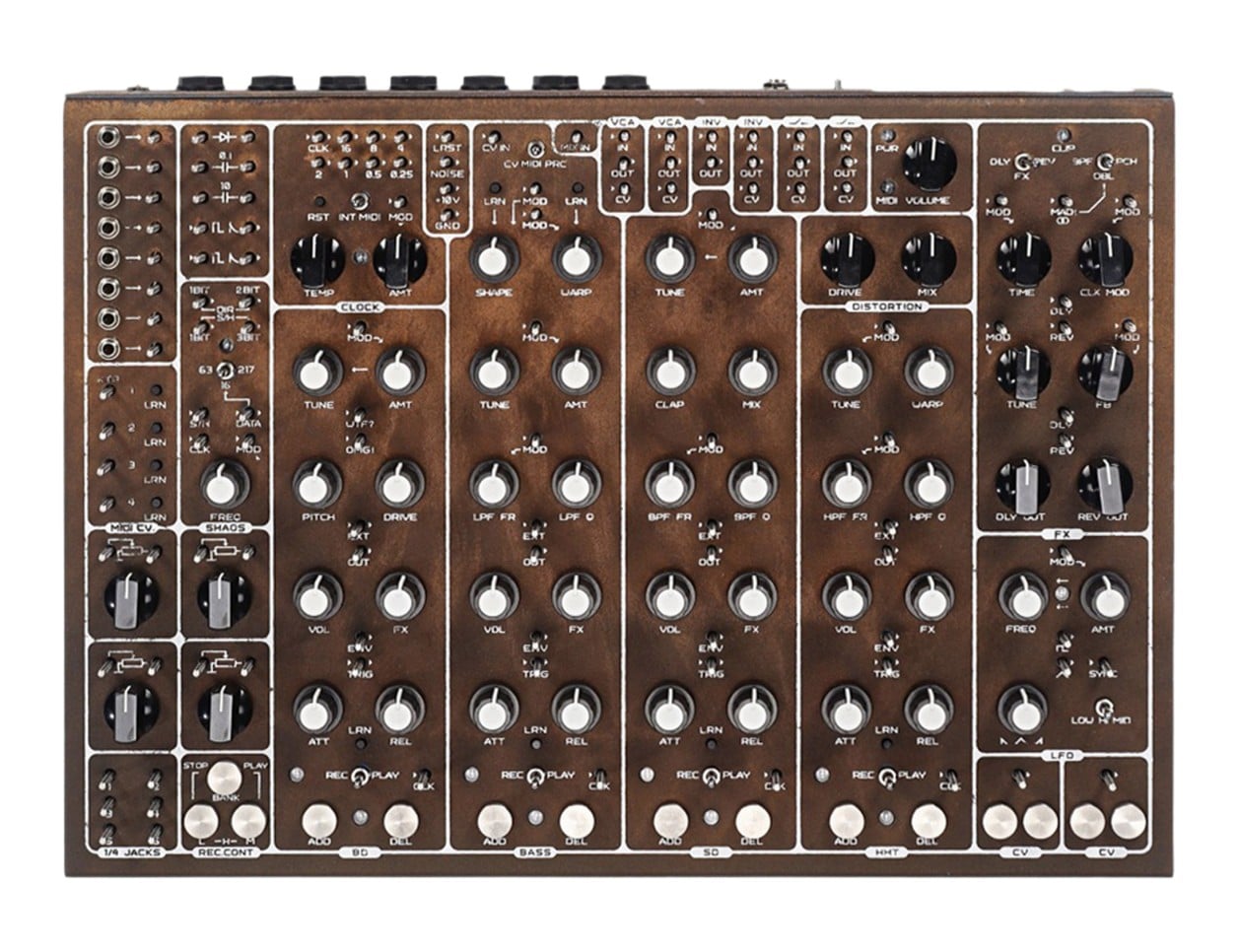 SOMA Pulsar-23 Semi-Modular Drum Machine (Rust)