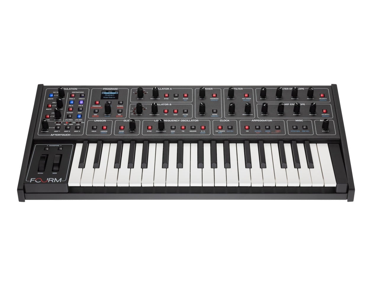 ほぼ未使用！SEQUENTIAL Fourm Sequential Fourm 4-Voice Polyphonic Analog Synthesizer – Kraft Music