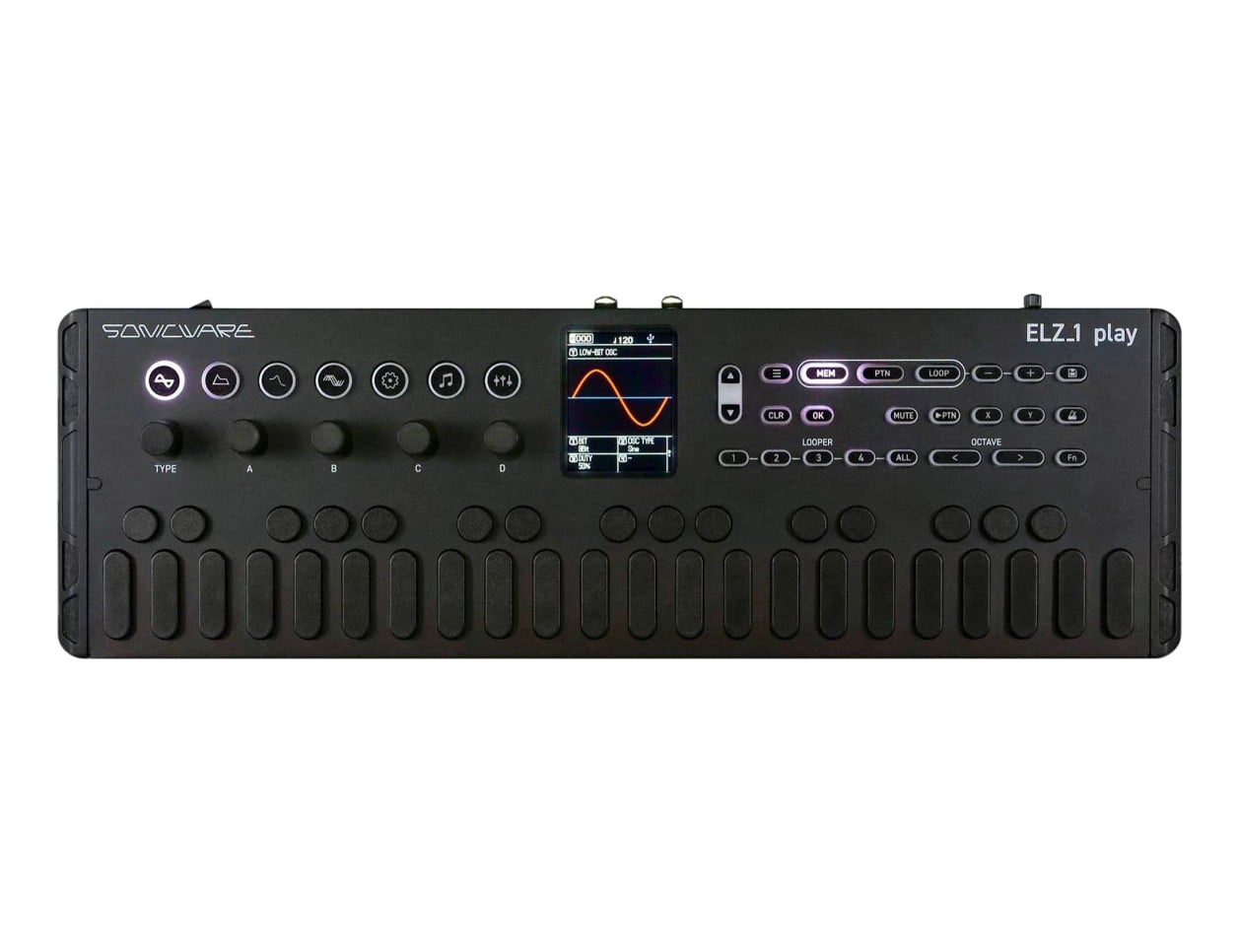 ELZ_1 Play limited black color V2update済 Sonicware ELZ_1 Play (All Black)