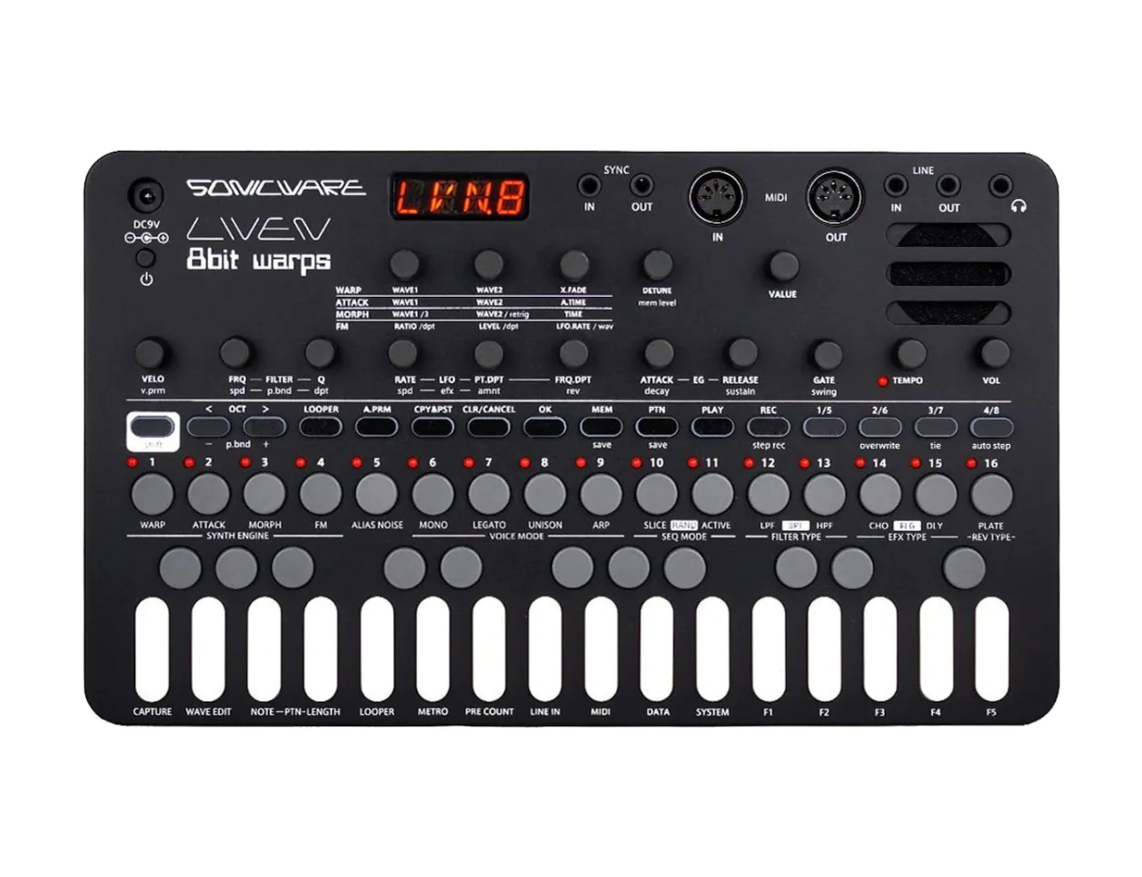 LIVE WAN メモリーマット Sサイズ Sonicware LIVEN 8bit Warps Eight-Bit Synthesizer