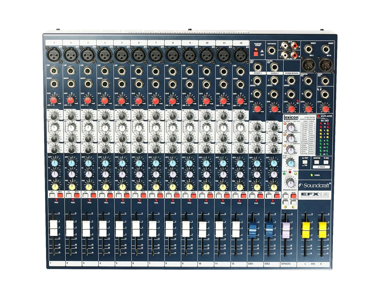 Soundcraft EFX12 12+2-Channel Mixer w/ Effects
