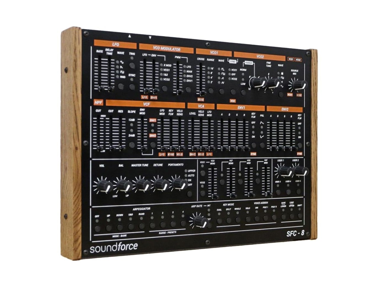 Soundforce SFC-8 Jupiter 8 MIDI Controller